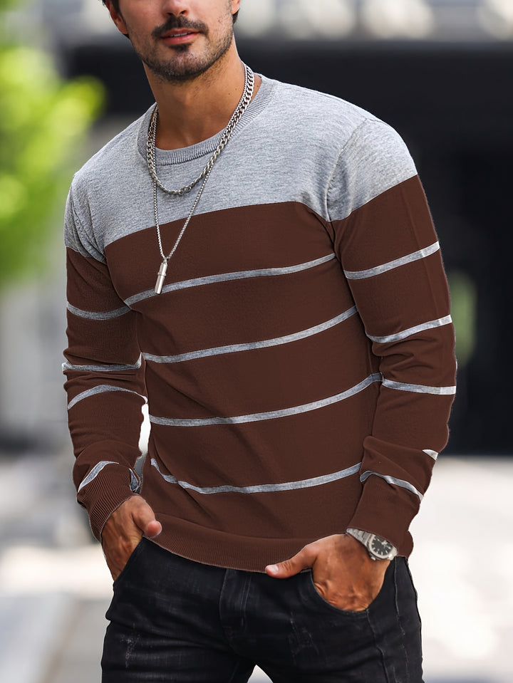 Michiel - Casual Striped Sweater With Long Sleeve
