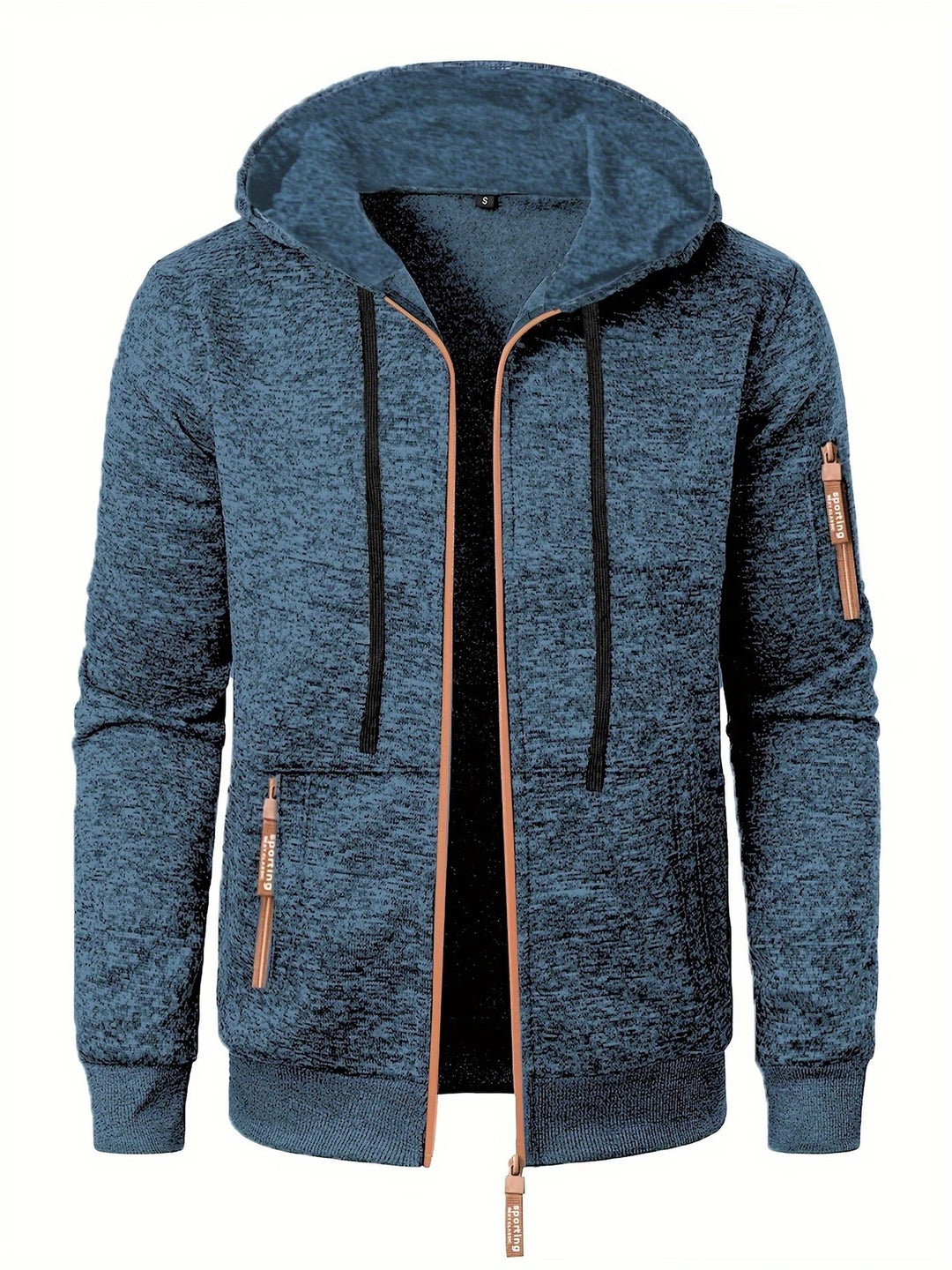 Ewen - Long Sleeve Zip-Up Hoodie