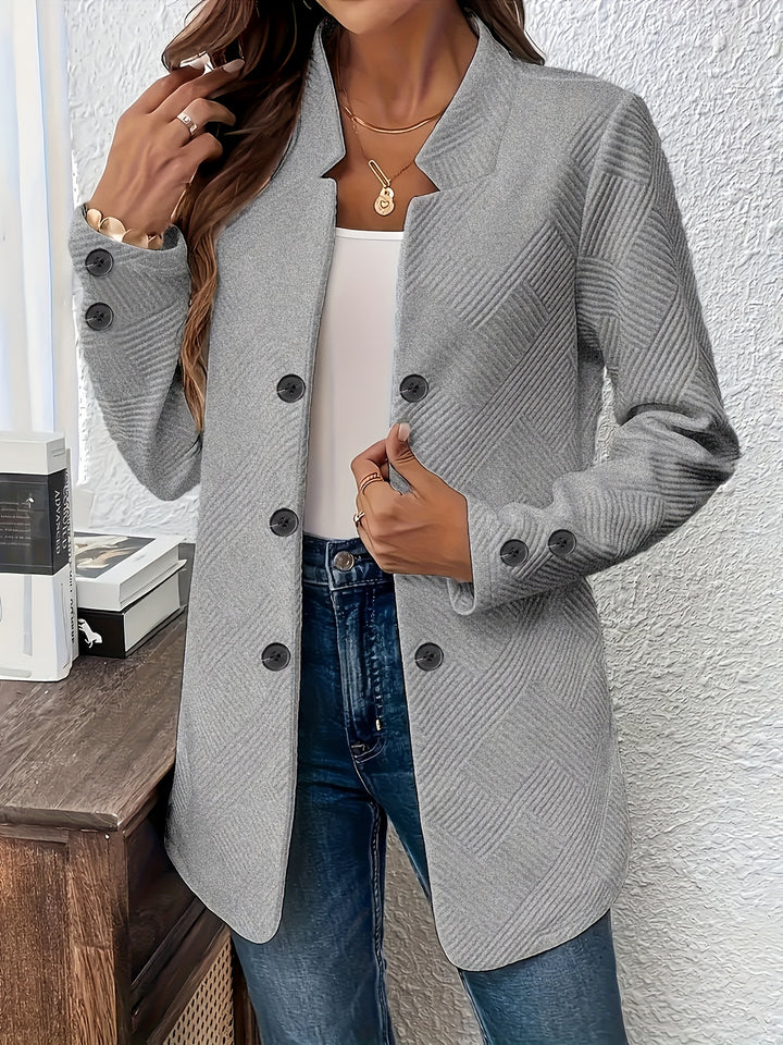 Hilkka - Long Sleeve Jacket With Pocket