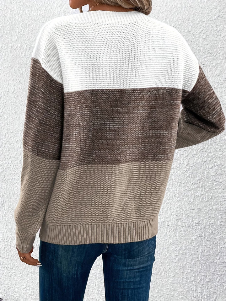 Faria - Elegant Long Sleeve Sweater