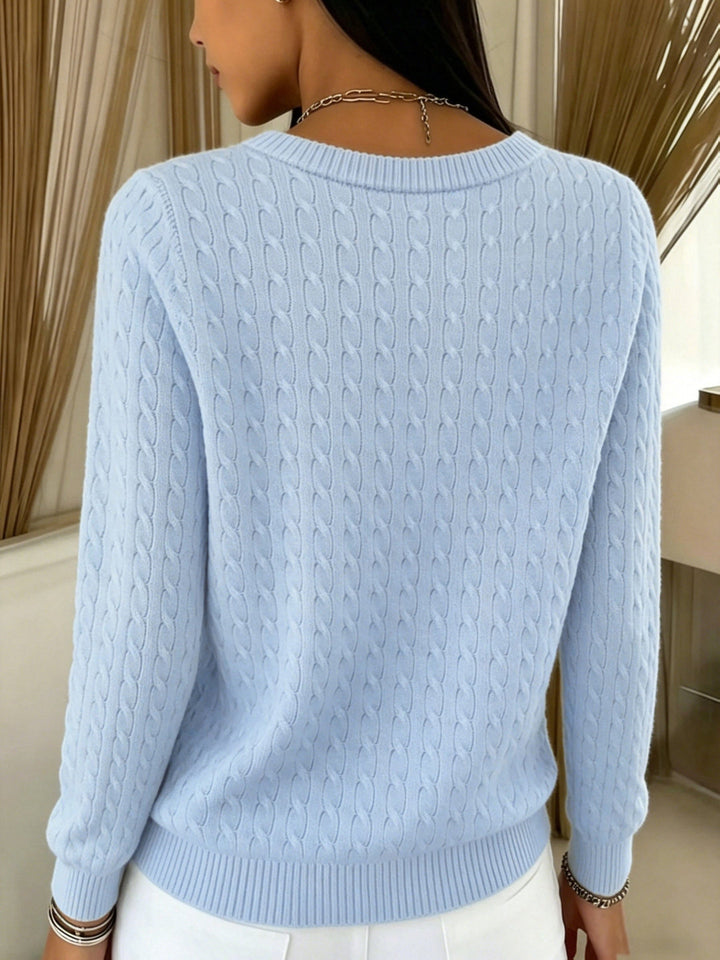 Kitija - Cable Knit Cardigan With Buttons