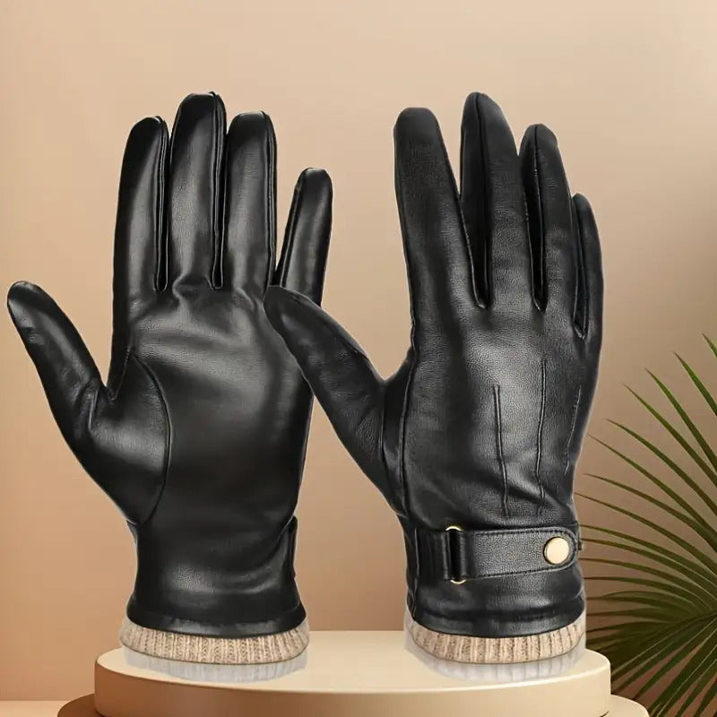 Matheo - Winter Thermal Leather Gloves