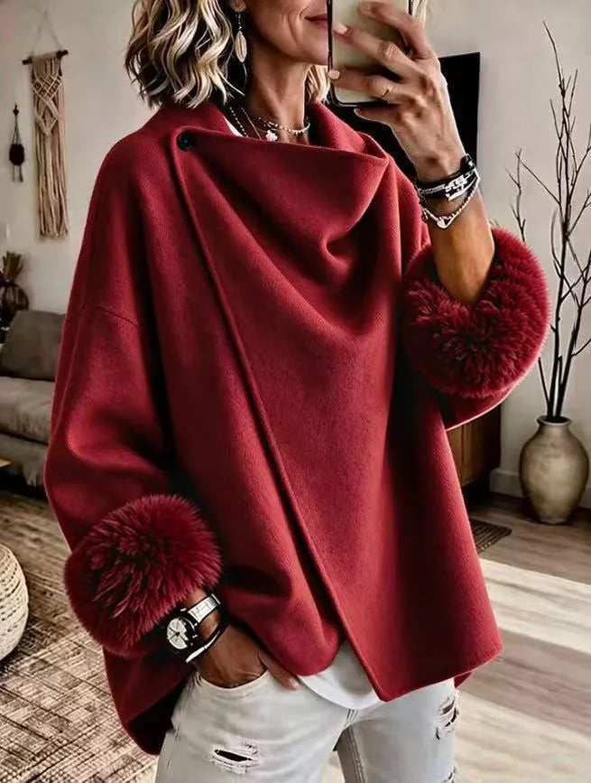 Maddia - Elegant Faux Fur Jacket