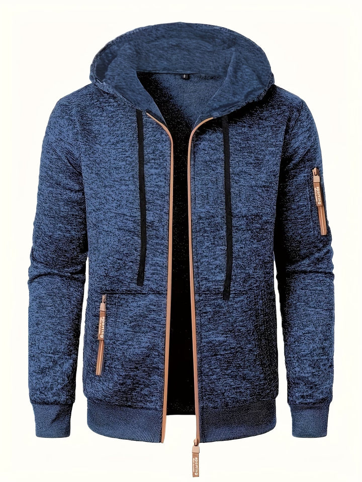 Ewen - Long Sleeve Zip-Up Hoodie