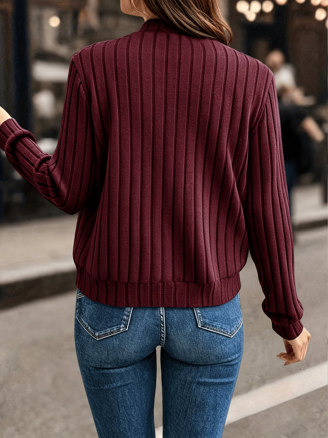 Nalia - Lone Sleeve Knitted Jacket