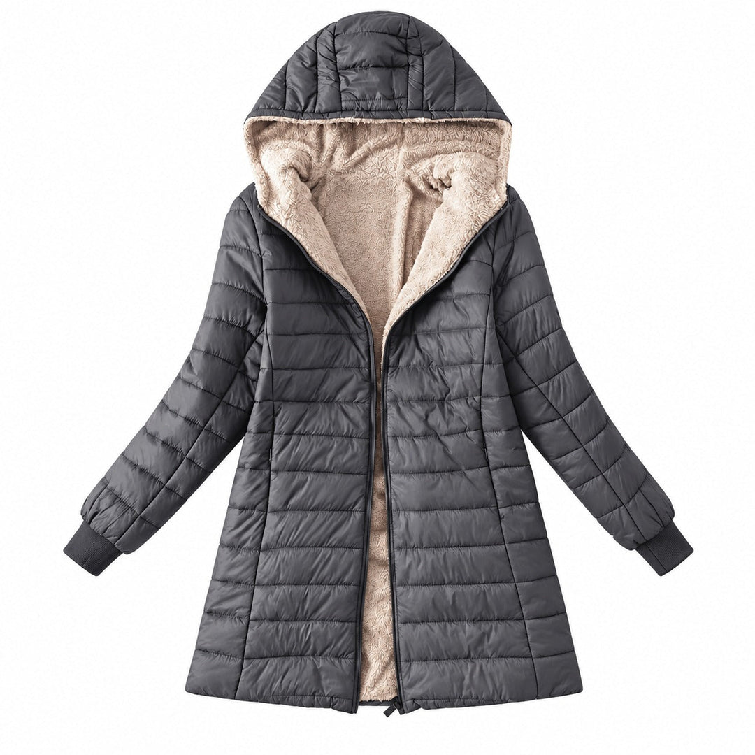 Mercy - Lined Winter Coat With Hoodie