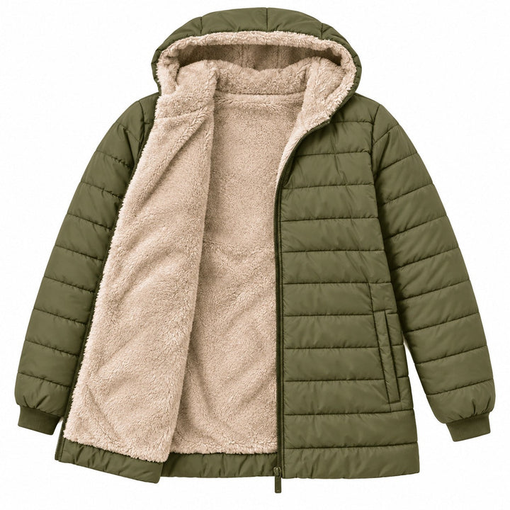 Mercy - Lined Winter Coat With Hoodie