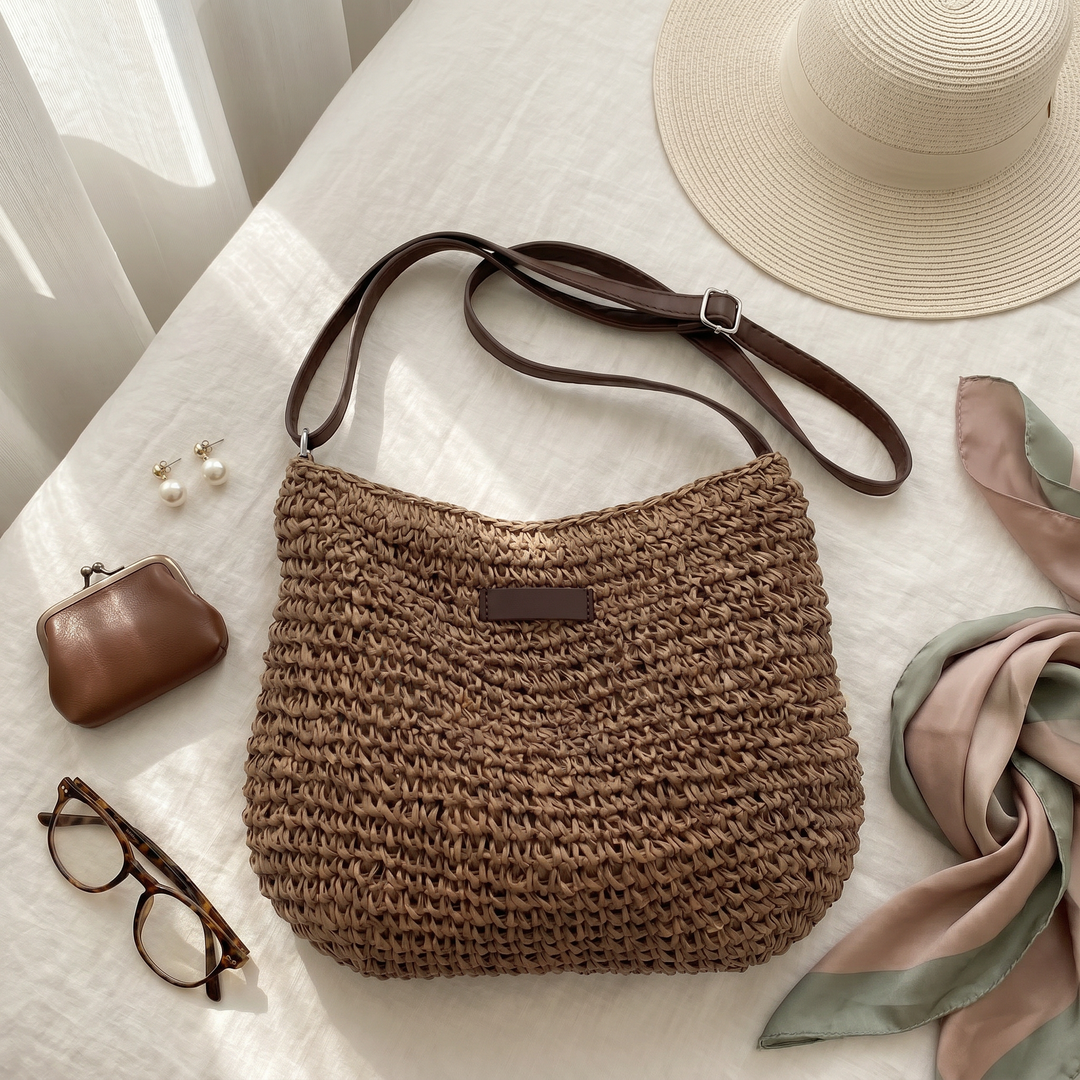 Liisi - Elegant Woven Shoulder Bag