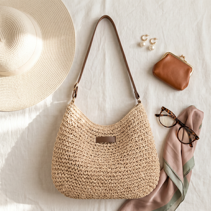 Liisi - Elegant Woven Shoulder Bag