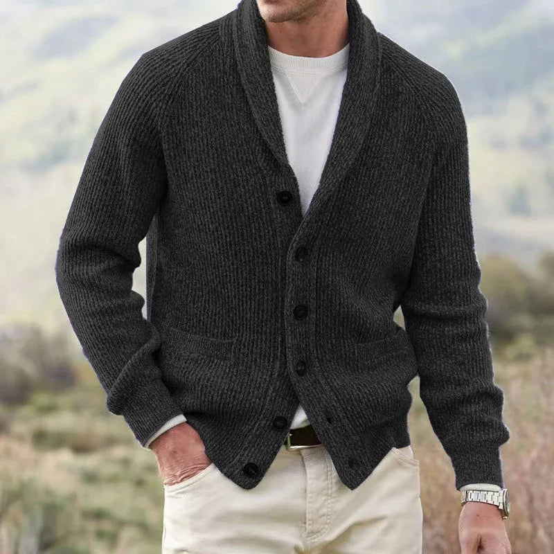 Yanis - Long Sleeve Button-Up Cardigan