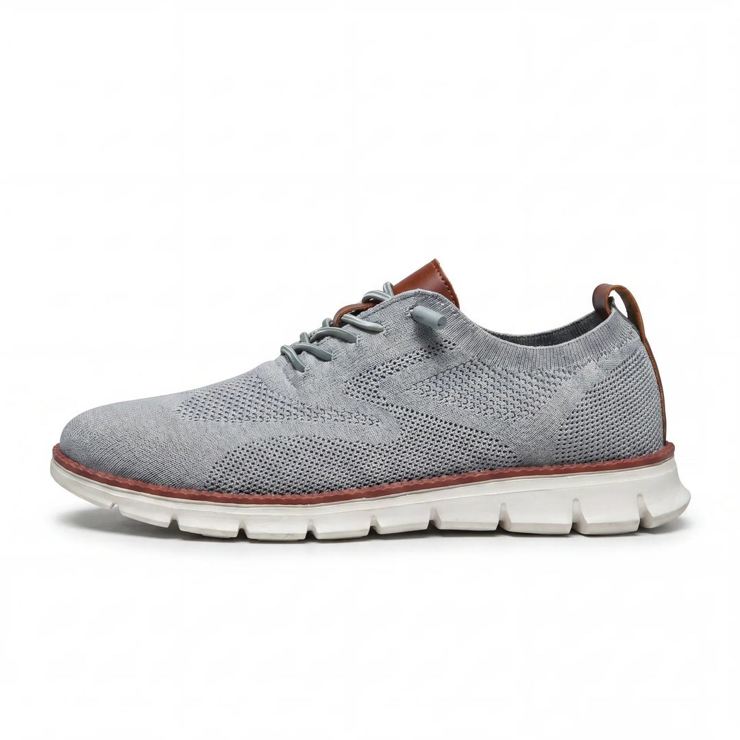 Muhittin - Sneakers With Knit Upper and Lace-Up Closure