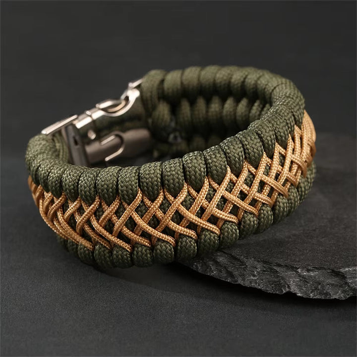 KnotVanta - Bracelet With Woven Cord and Buckle