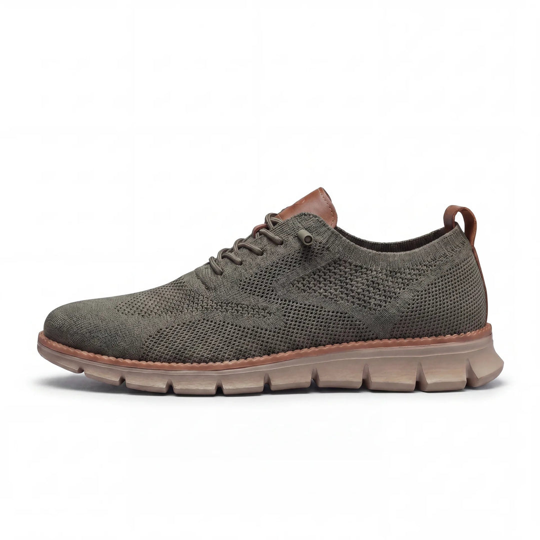 Muhittin - Sneakers With Knit Upper and Lace-Up Closure