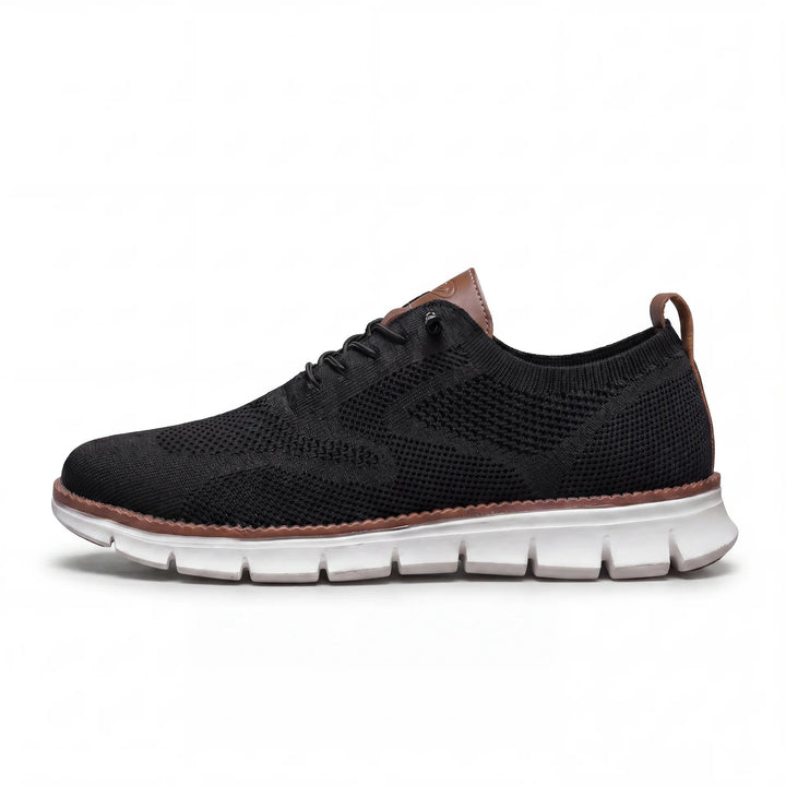Muhittin - Sneakers With Knit Upper and Lace-Up Closure