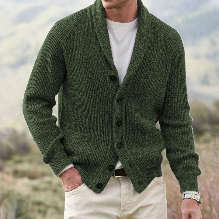 Yanis - Long Sleeve Button-Up Cardigan