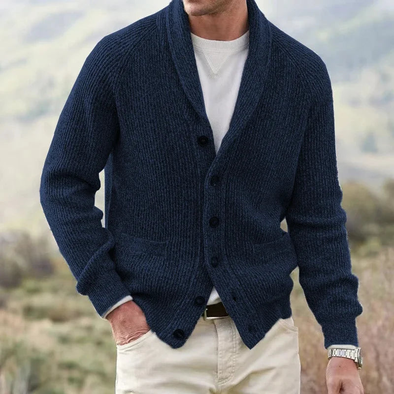 Yanis - Long Sleeve Button-Up Cardigan