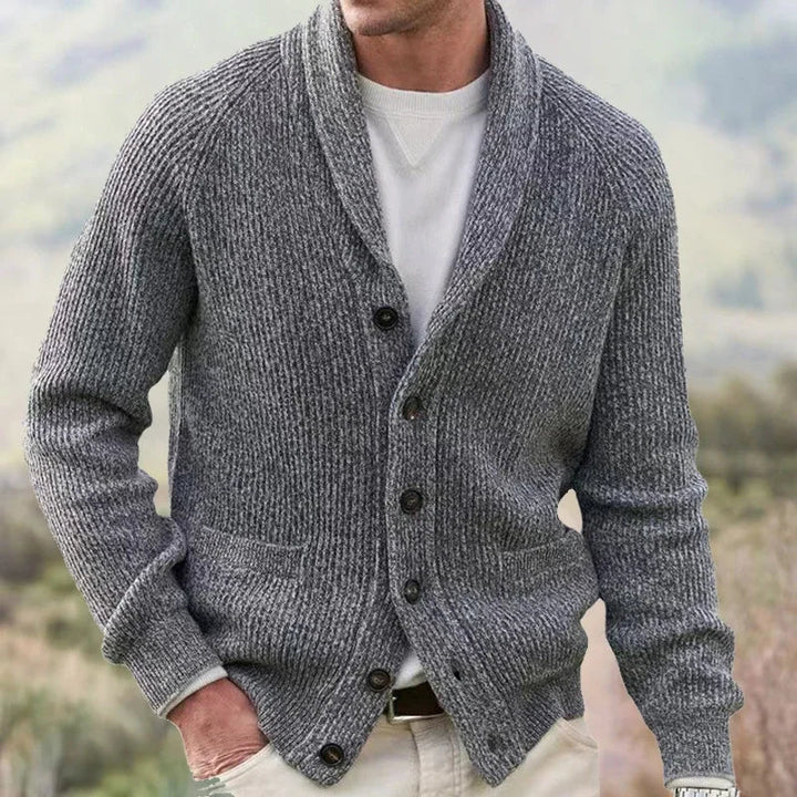 Yanis - Long Sleeve Button-Up Cardigan