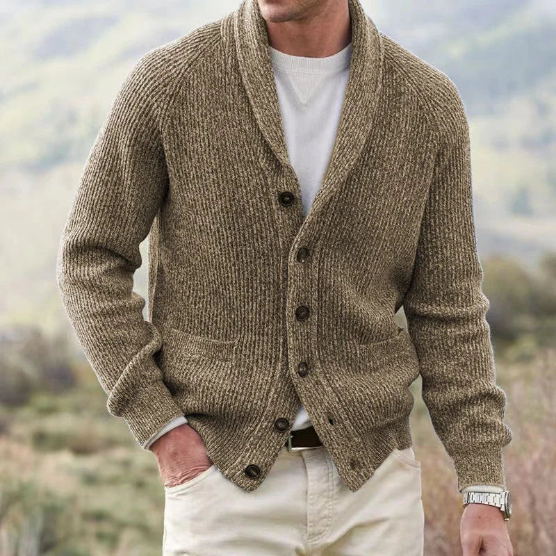 Yanis - Long Sleeve Button-Up Cardigan