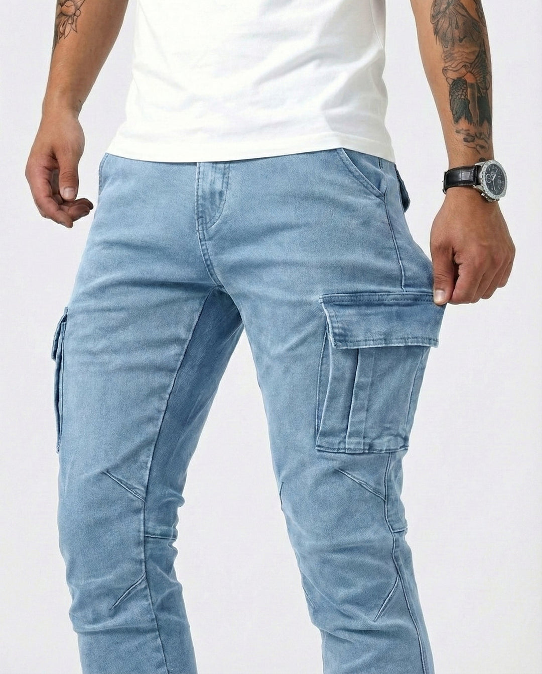 Fares - Stretch Cargo Trousers