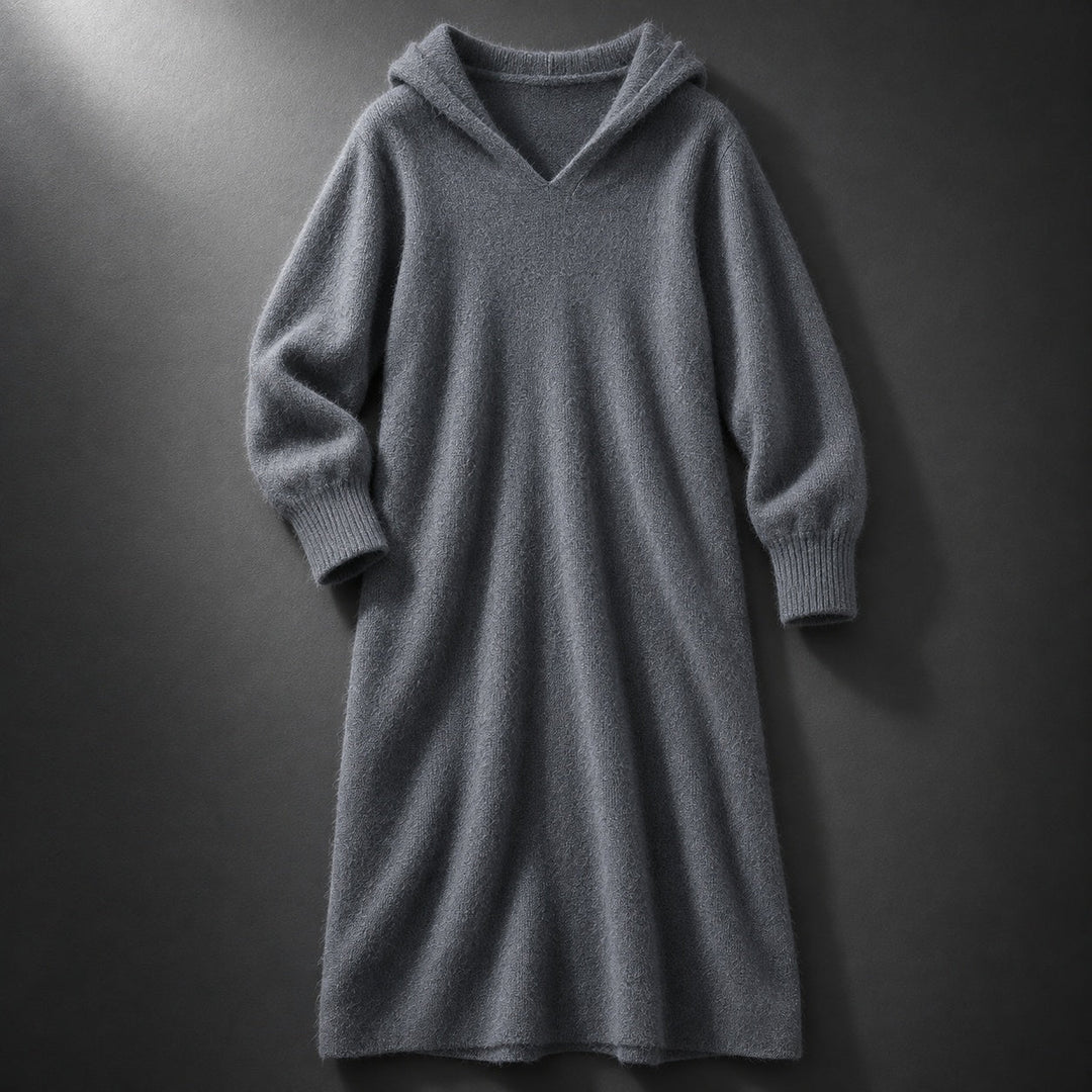 Karsyn - Cashmere Dress With Hooded