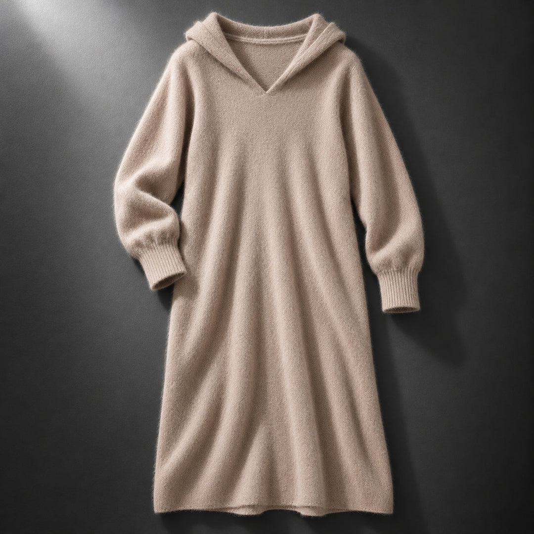 Karsyn - Cashmere Dress With Hooded