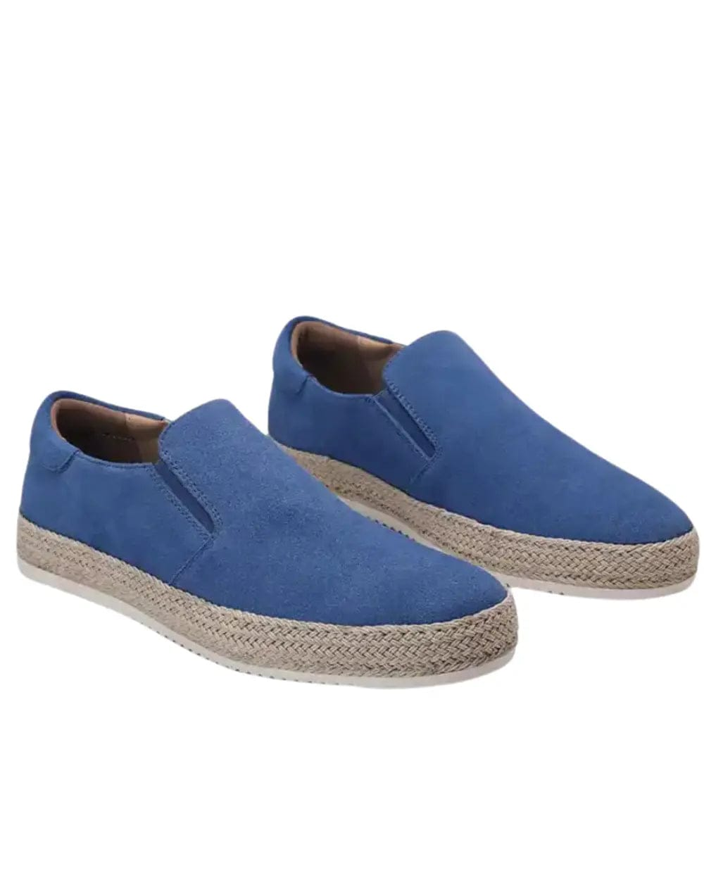 Hanya - Suede Slip On Shoes With Espadrille Soles
