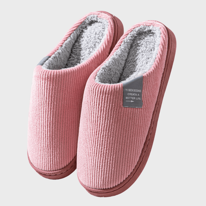Sunika - Warm Fleece-Lined Closed Toe Slippers