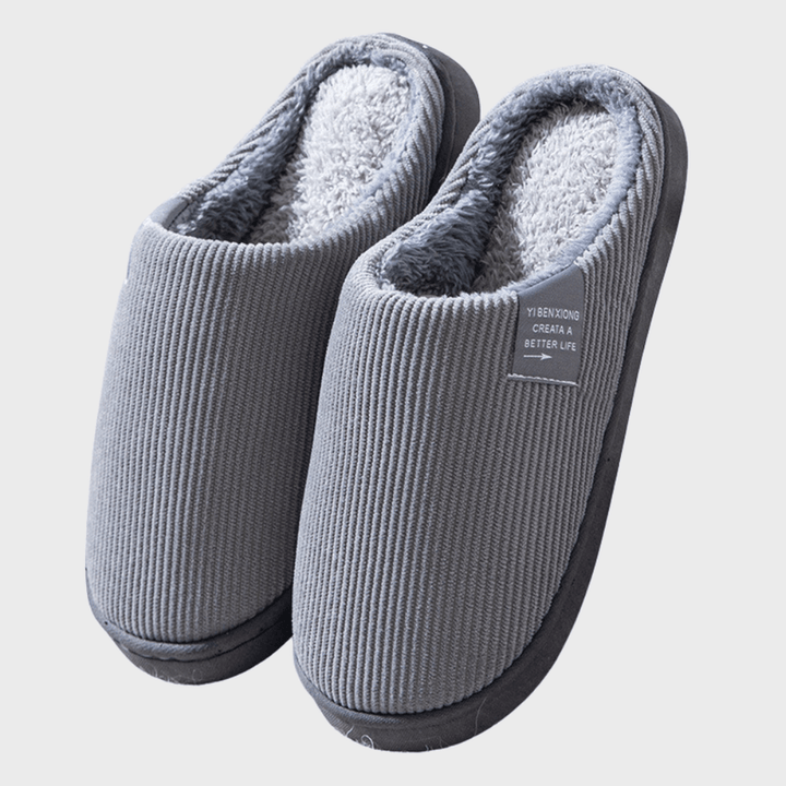 Sunika - Warm Fleece-Lined Closed Toe Slippers