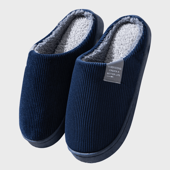 Sunika - Warm Fleece-Lined Closed Toe Slippers