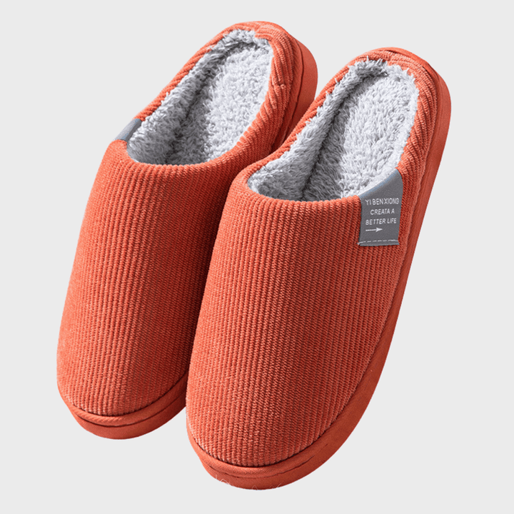 Sunika - Warm Fleece-Lined Closed Toe Slippers