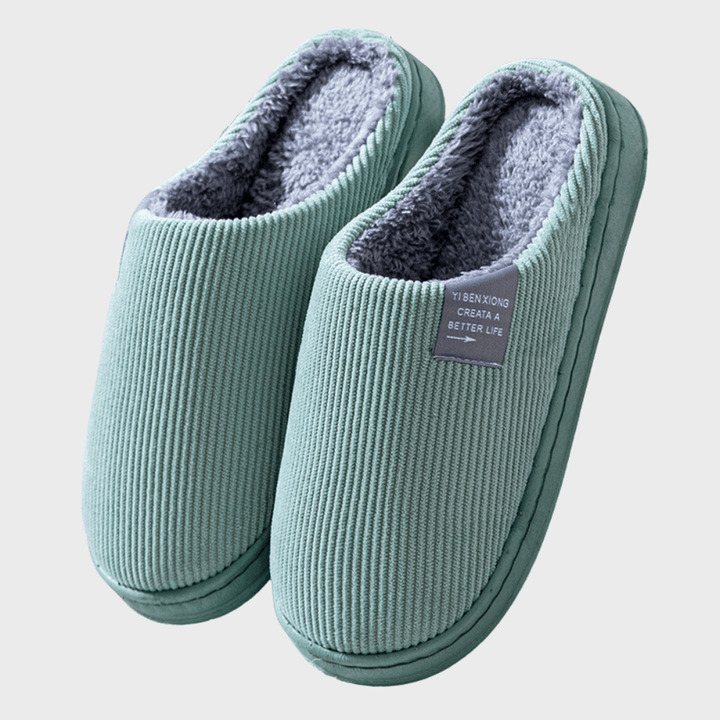 Sunika - Warm Fleece-Lined Closed Toe Slippers