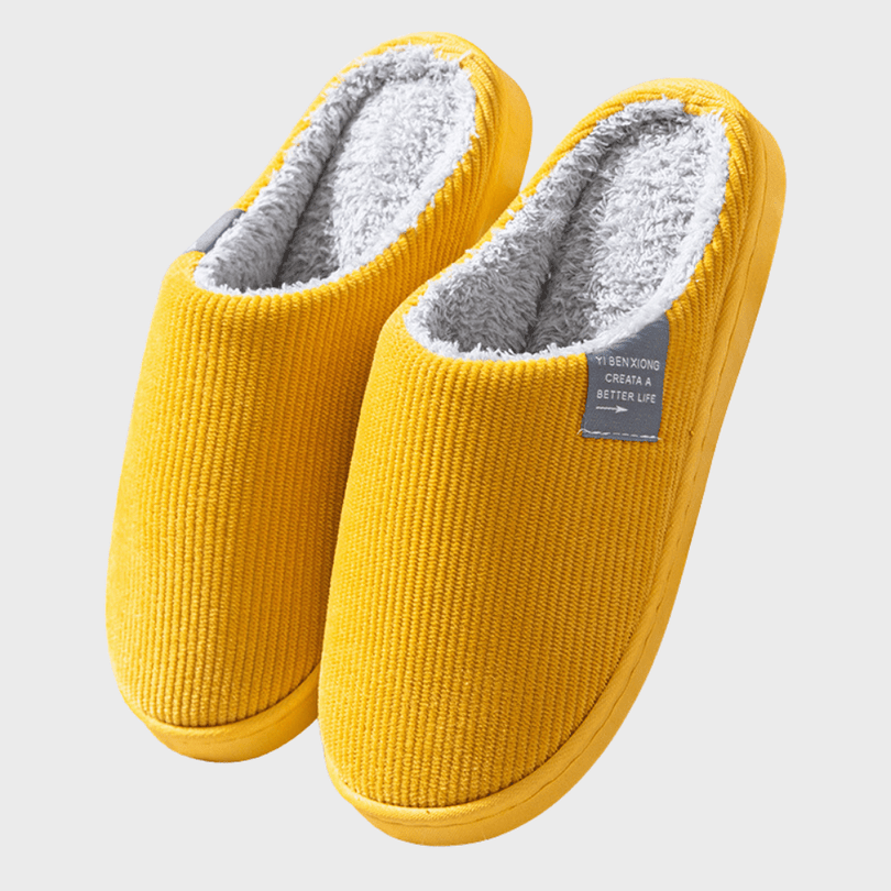 Sunika - Warm Fleece-Lined Closed Toe Slippers