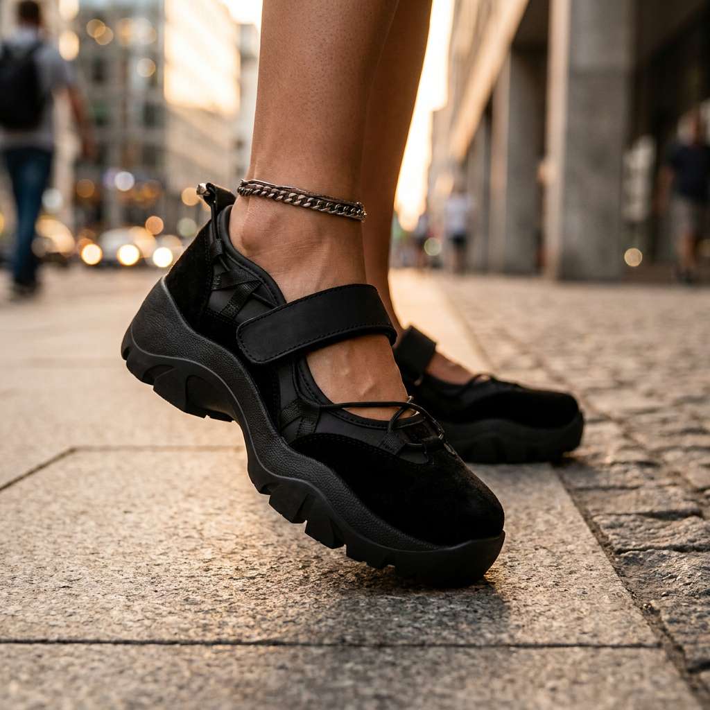 Vinilia - Chunky Sneakers With Adjustable Strap