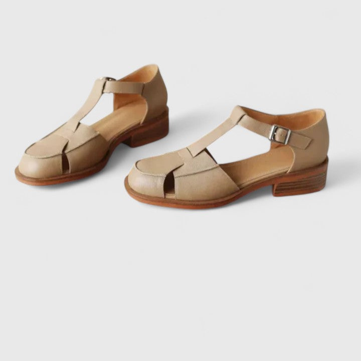 Lusia - Elegant Buckle Strap Sandal