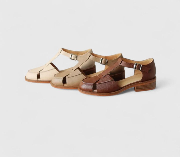 Lusia - Elegant Buckle Strap Sandal