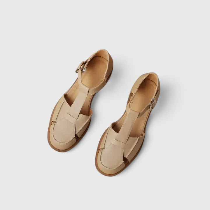 Lusia - Elegant Buckle Strap Sandal