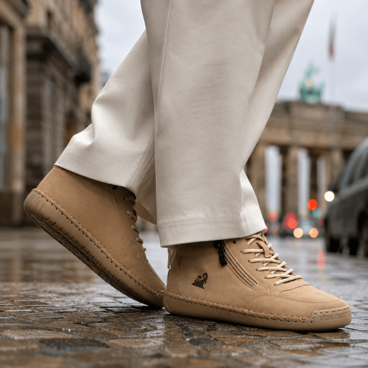 Kanning - Lace-Up Sneakers With Side Zipper