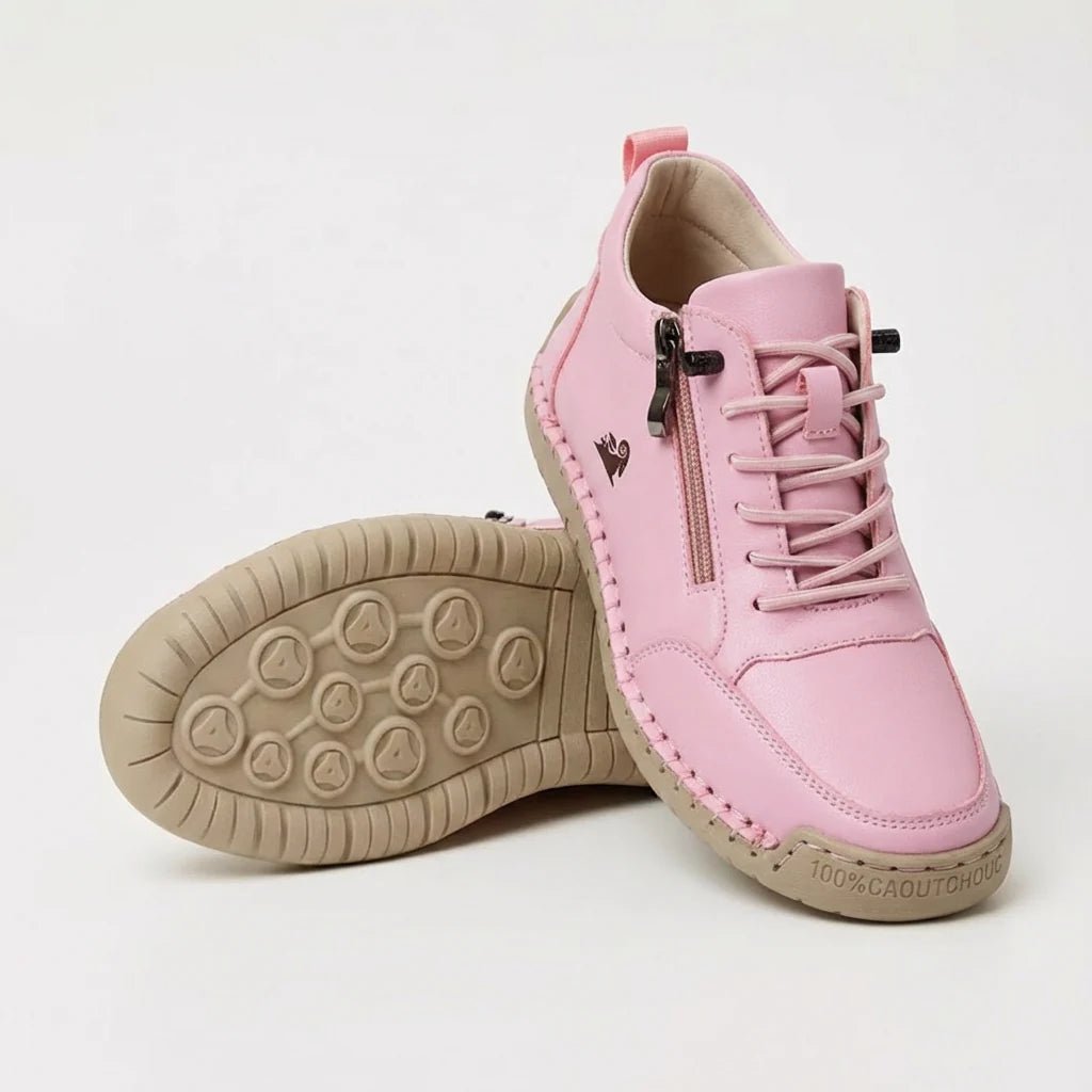 Kanning - Lace-Up Sneakers With Side Zipper