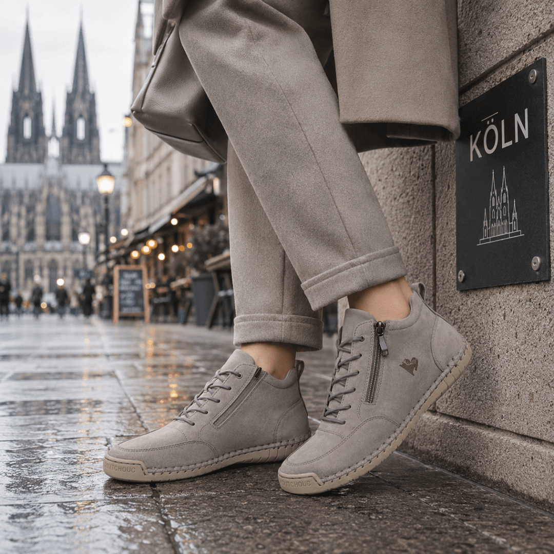 Kanning - Lace-Up Sneakers With Side Zipper