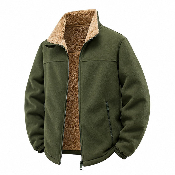 Bridley - Sherpa Lined Zip-Up Fleece Jacket