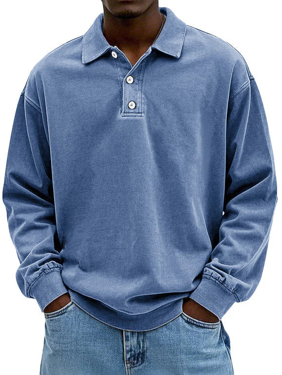 Leonel - Long Sleeve Polo Shirt