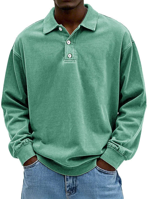 Leonel - Long Sleeve Polo Shirt