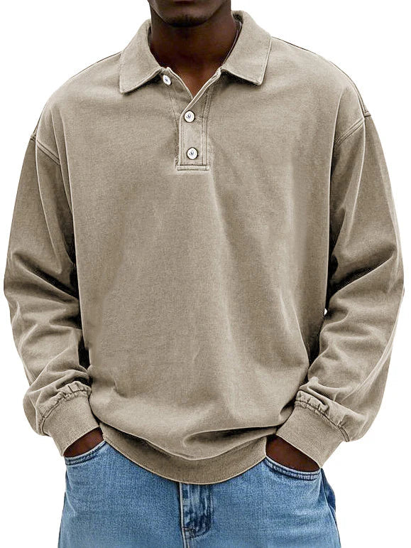 Leonel - Long Sleeve Polo Shirt