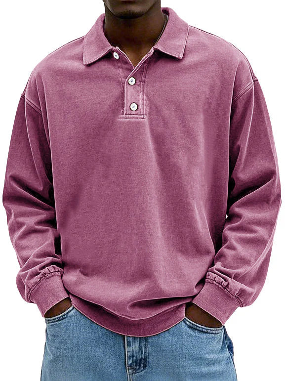 Leonel - Long Sleeve Polo Shirt