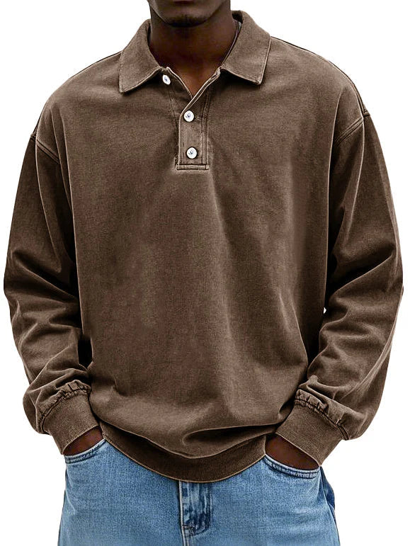 Leonel - Long Sleeve Polo Shirt