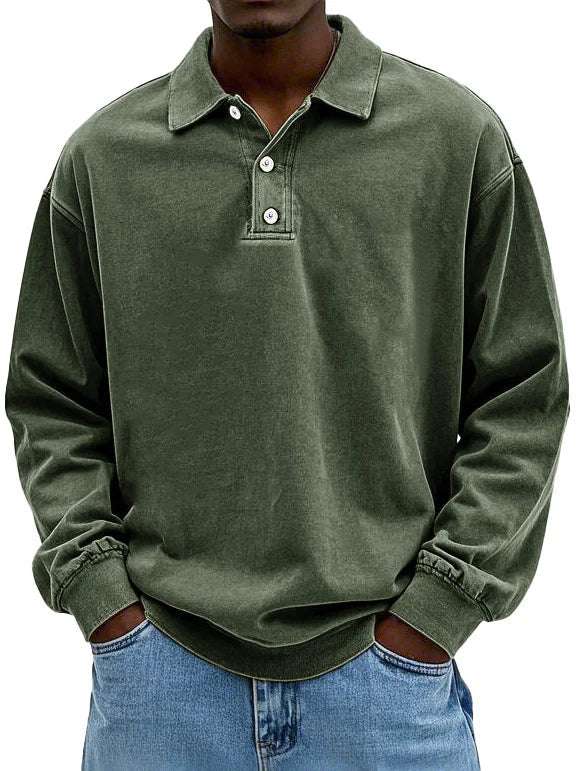 Leonel - Long Sleeve Polo Shirt