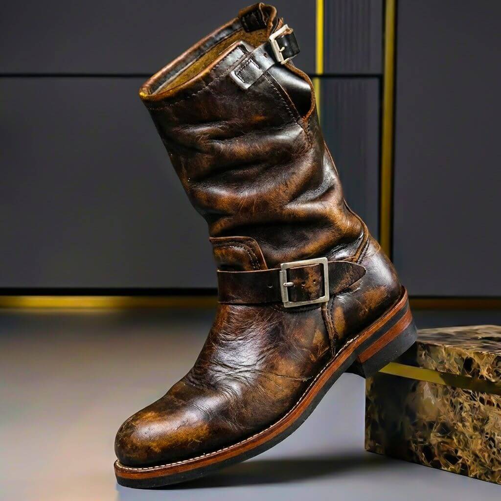 Quade - Vintage Leather Ankle Boots