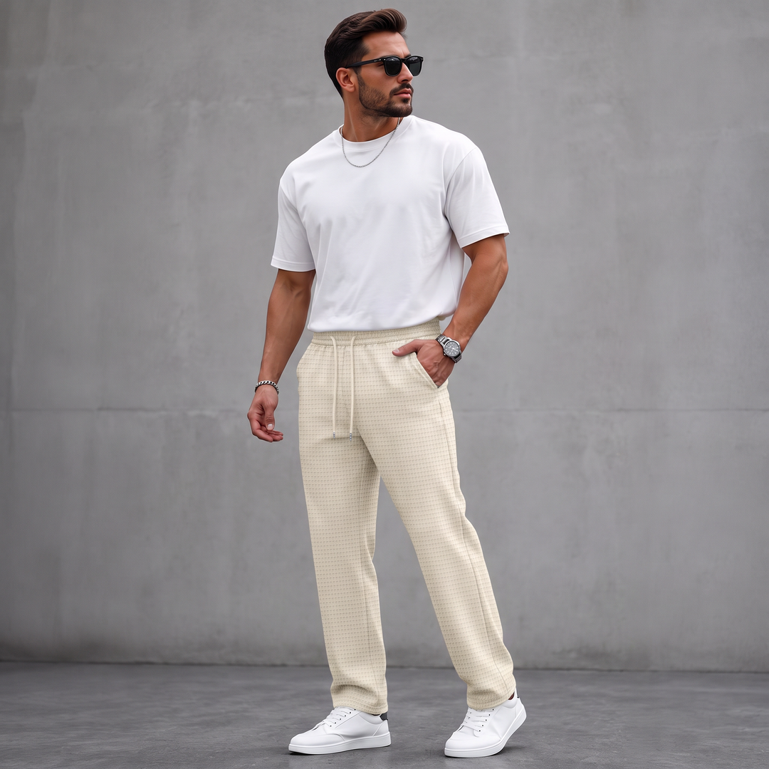 Aymeric - Knitted Waffle Trouser