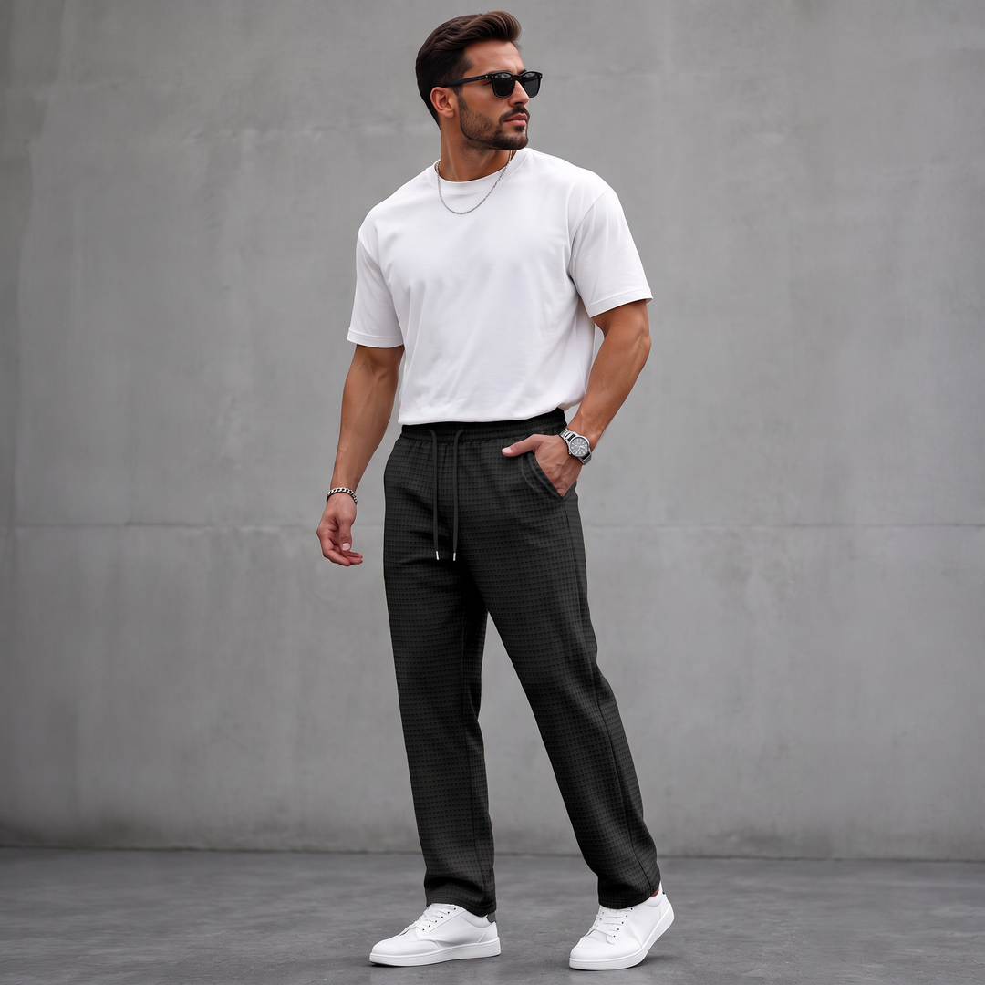 Aymeric - Knitted Waffle Trouser