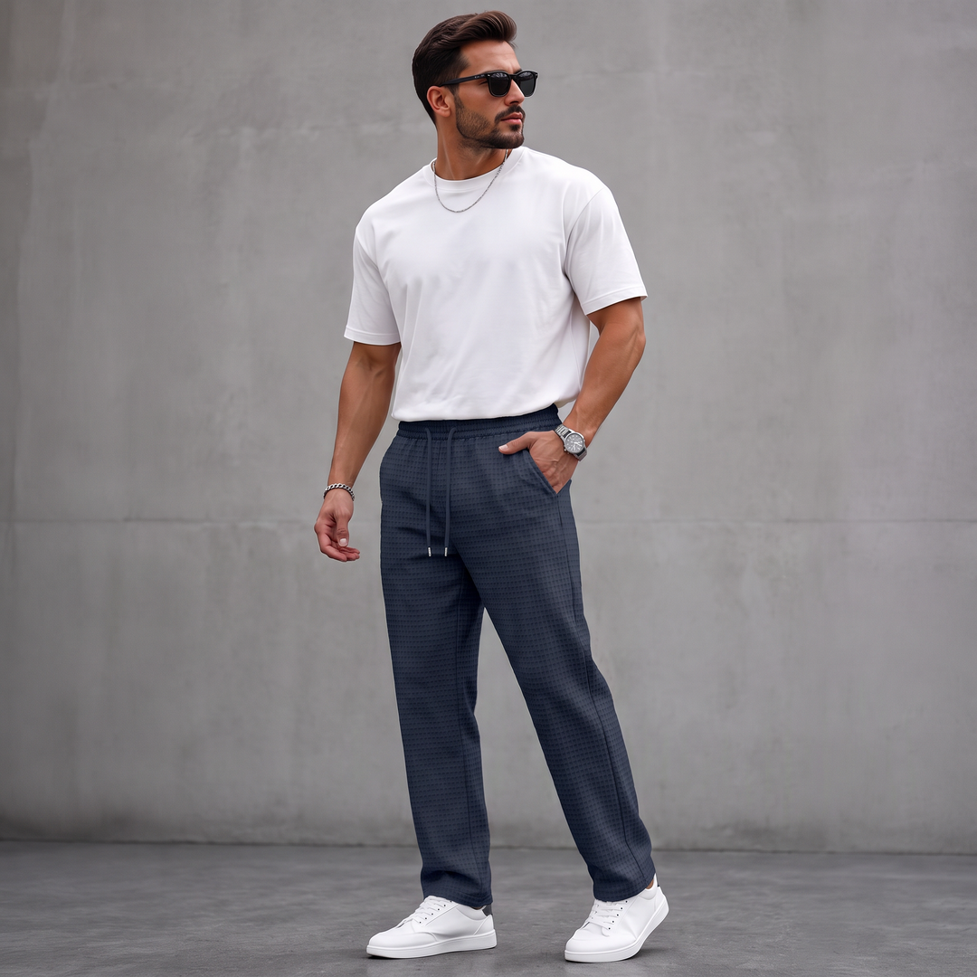 Aymeric - Knitted Waffle Trouser